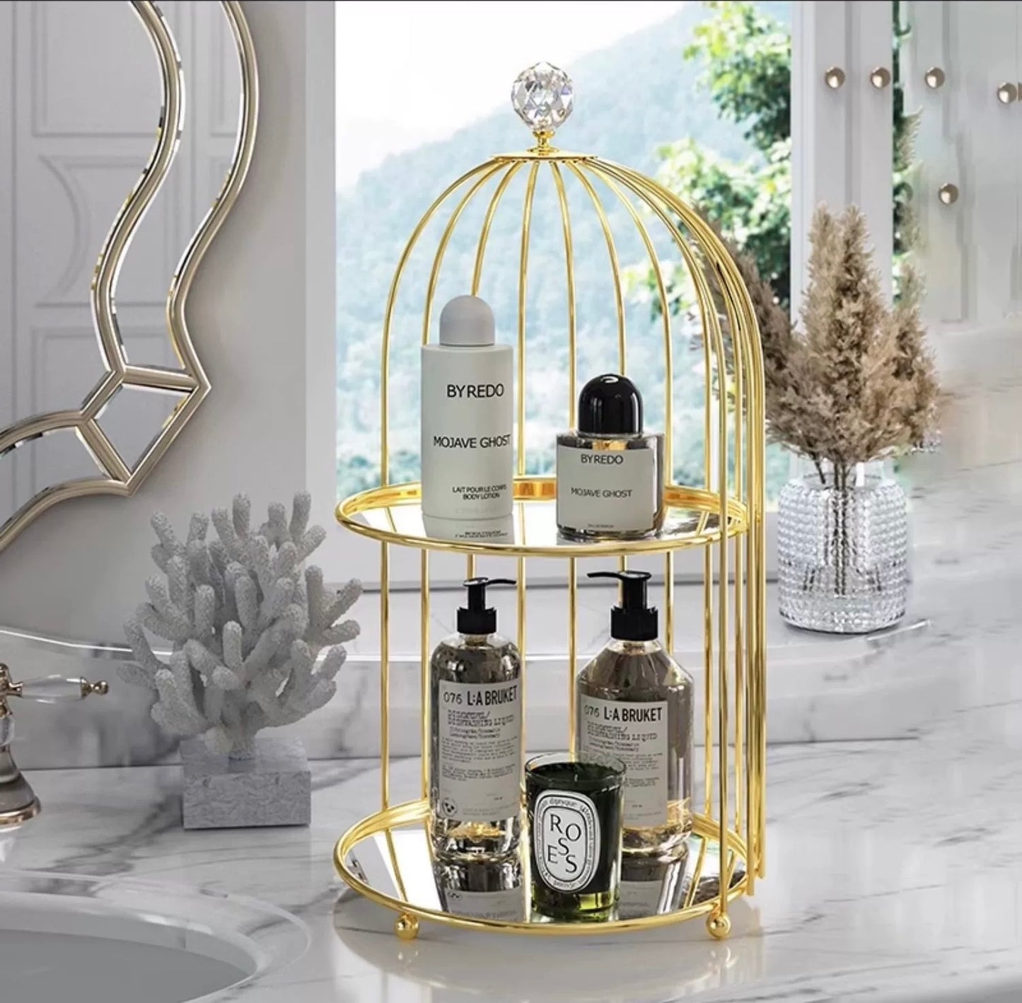 One tier or Two-tier Golden Cage