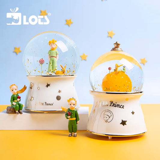 LOTS - The Little Prince (Le Petit Prince) musical glitter globes