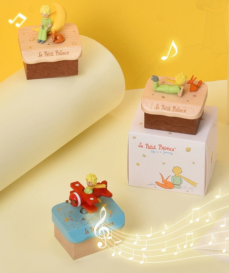 LOTS - The Little Prince (Le Petit Prince) automated flip-top music box