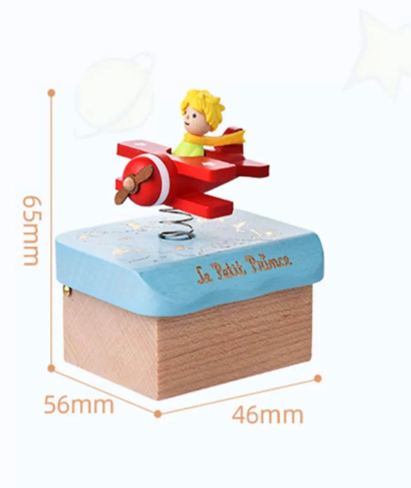LOTS - The Little Prince (Le Petit Prince) automated flip-top music box