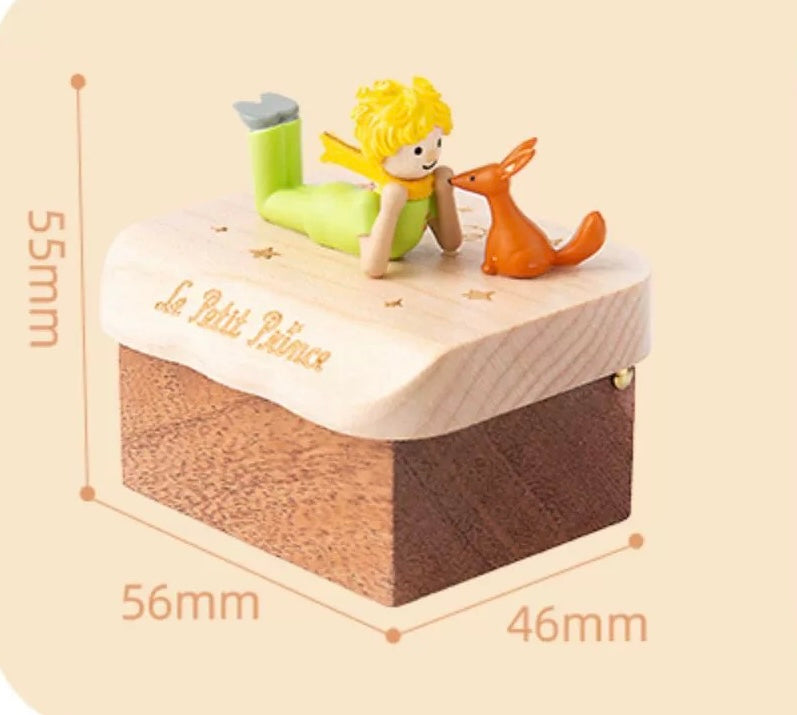 LOTS - The Little Prince (Le Petit Prince) automated flip-top music box