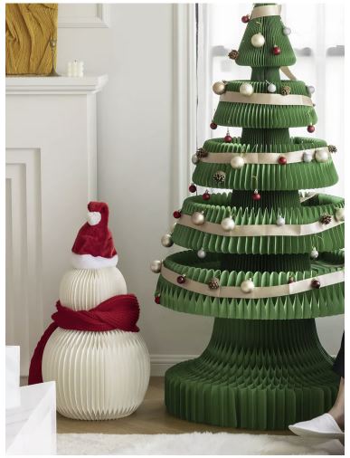 Ihpaper: Deluxe accordion paper Snowman