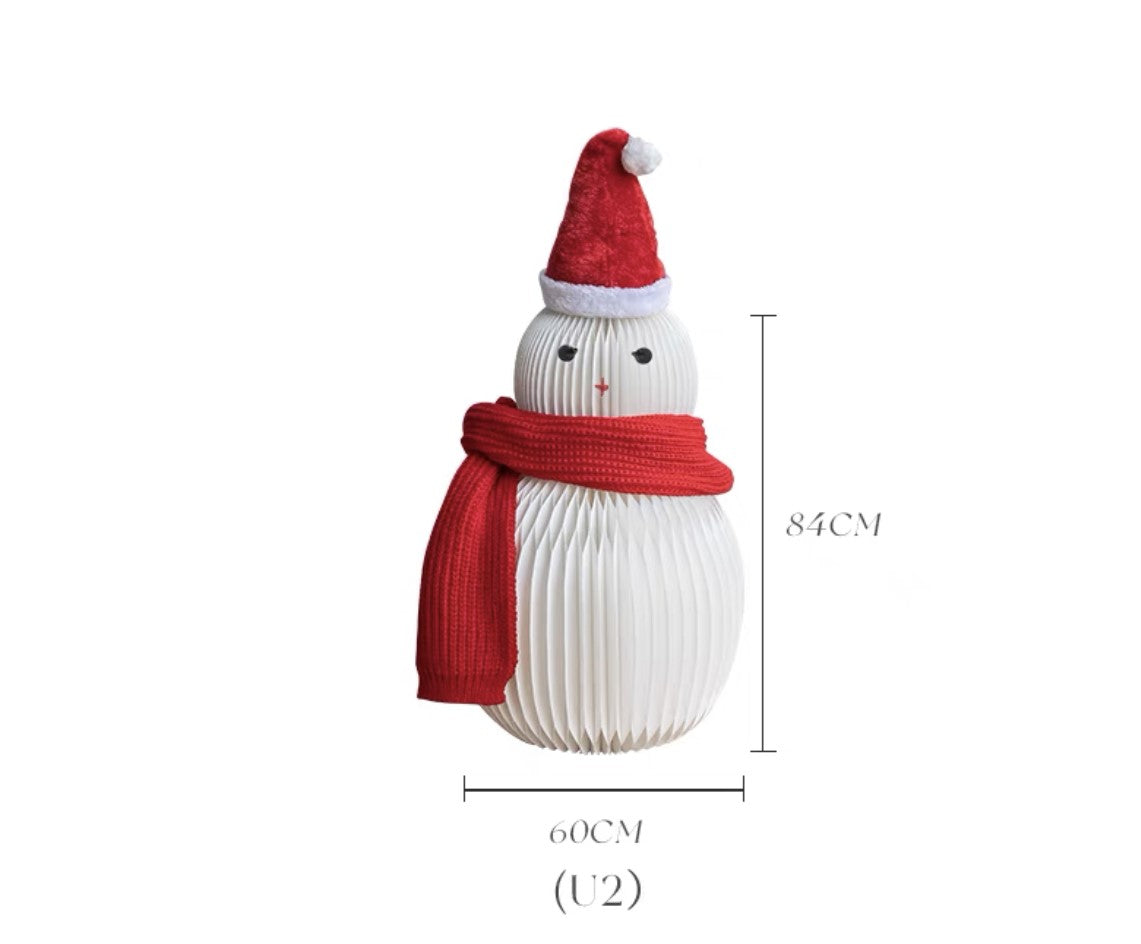 Ihpaper: Deluxe accordion paper Snowman