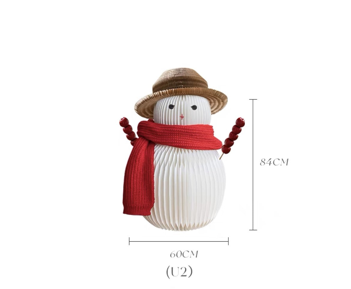 Ihpaper: Deluxe accordion paper Snowman