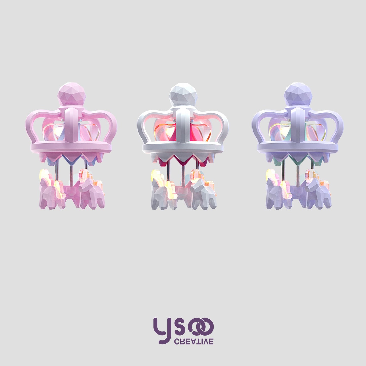 YSOO Rotary Carousel Earring hooks/clip on earrings