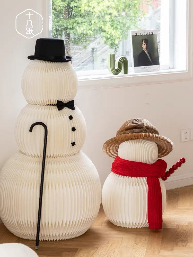 Ihpaper: Deluxe accordion paper Snowman