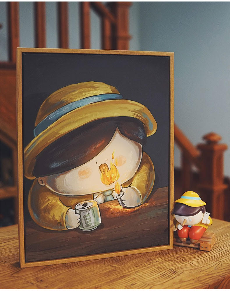 Big gallery canvas with Timber frame - Tell Truth to Myself