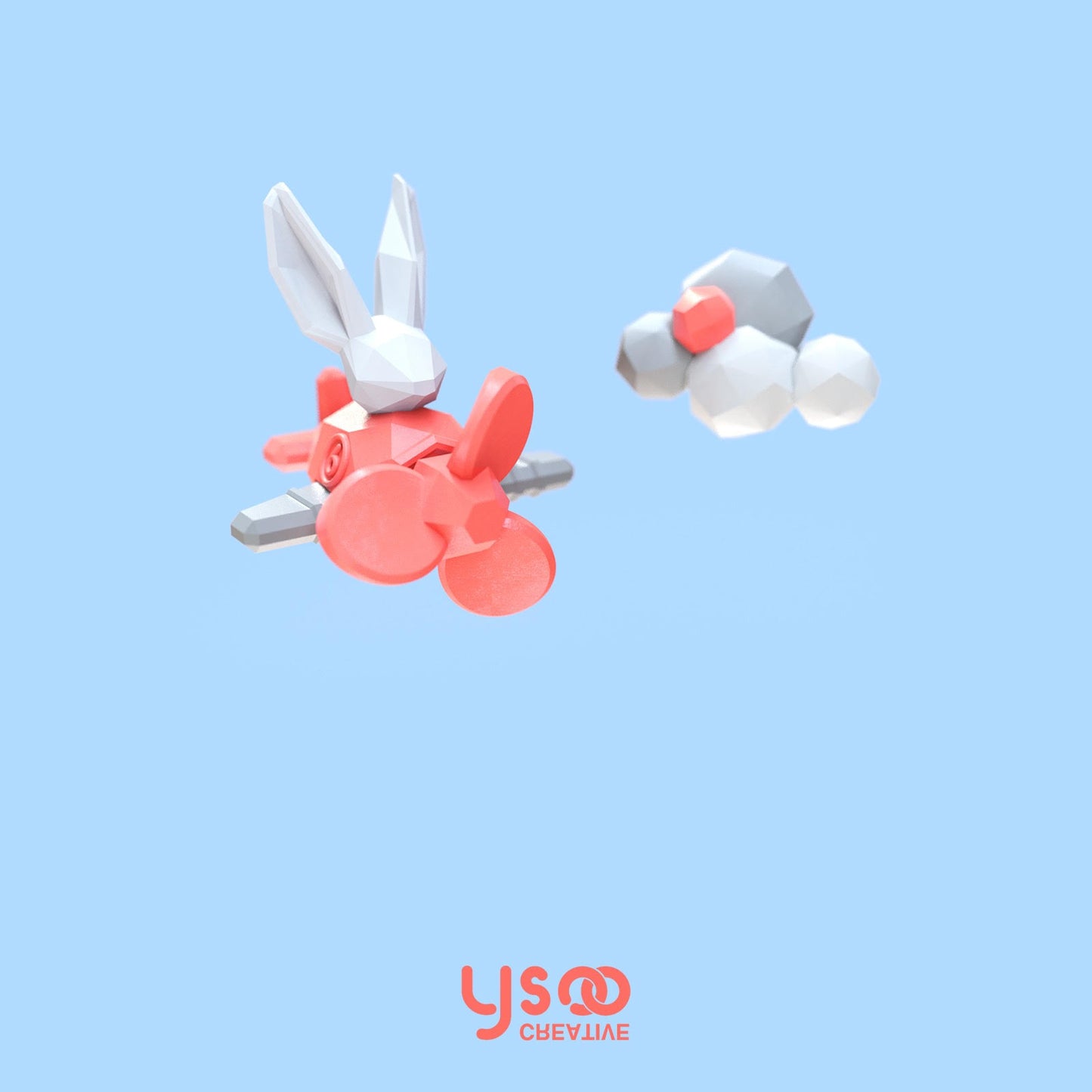 YSOO Rotary Airplane ear studs/clip on earrings