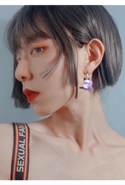 YSOO Rotary Airplane ear studs/clip on earrings