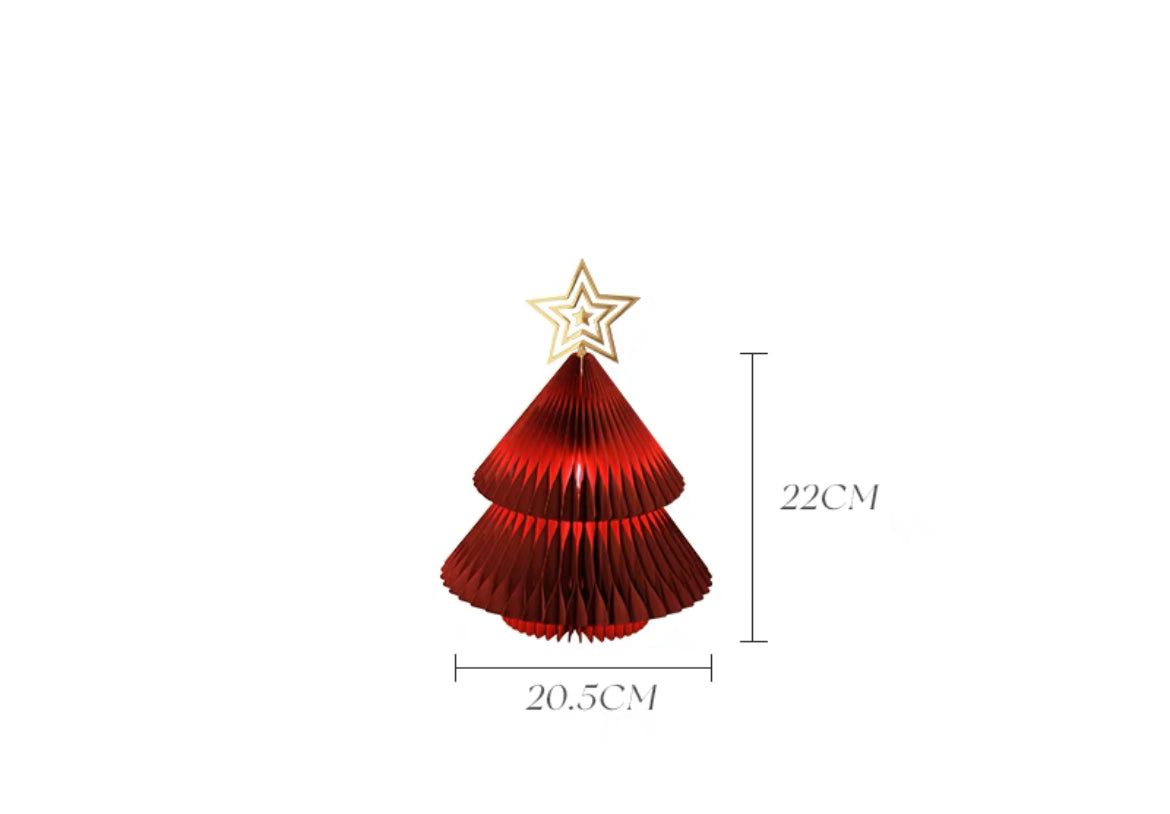 Ihpaper - mini paper Christmas tree with light